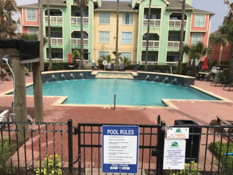 Oceanfront At The Dawns Apartment Galveston Ngoại thất bức ảnh